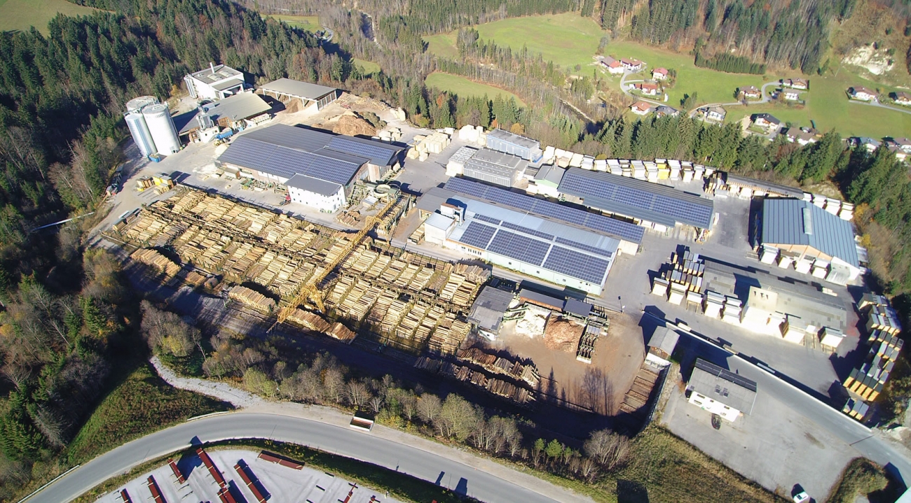 Das Pelletswerk in Abtenau