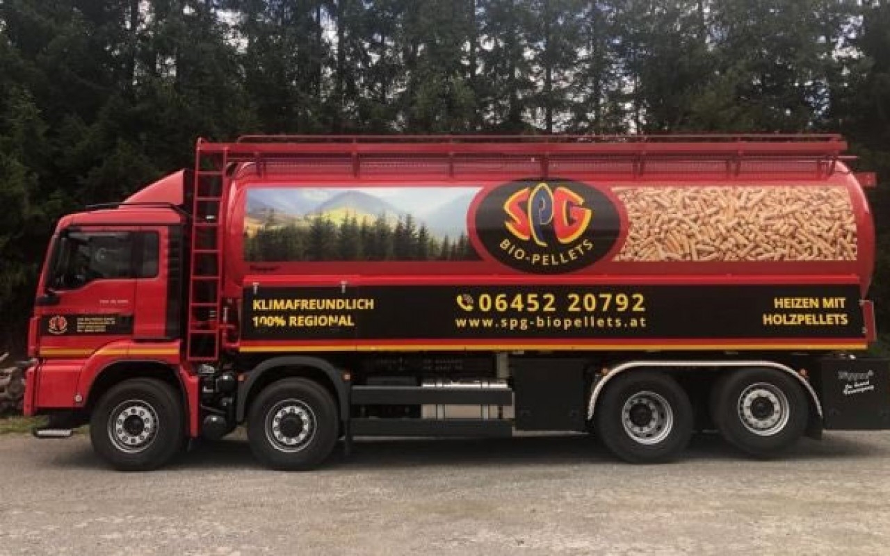 Tanker von SPG Bio-Pellets