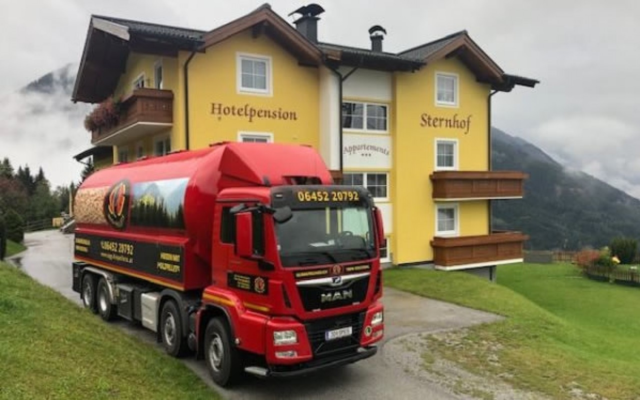 LKW von SPG Bio-Pellets